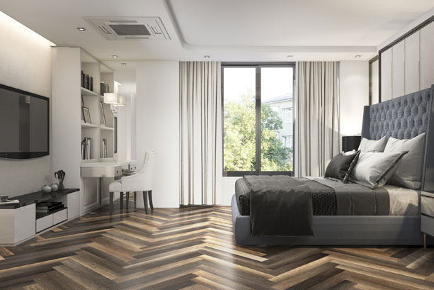 Outdoor entertaining with architectural windows